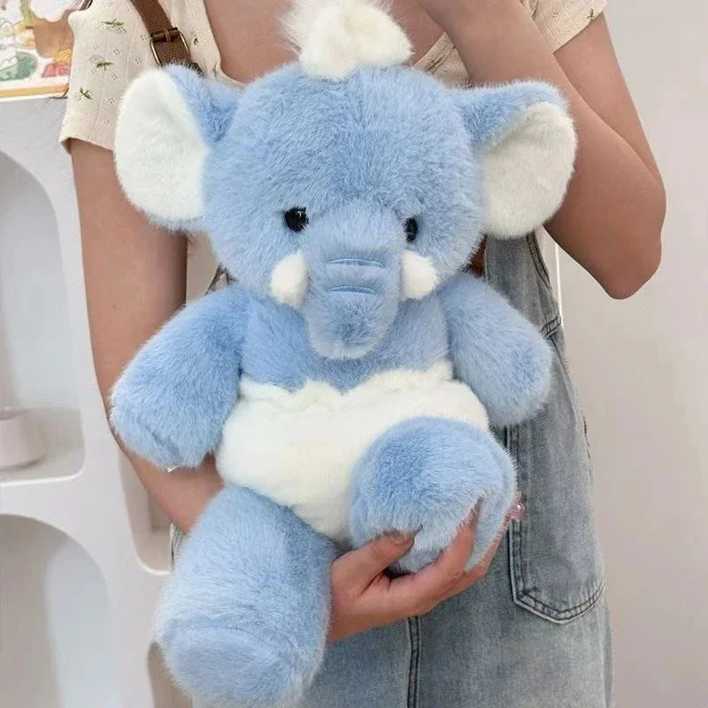 

New Kawaii Large Fox Plush Toys Cartoon Stuffed Elephant Animal Lovely Soft Cuddly Baby Plushie Doll Toy For Girls Gift Decor