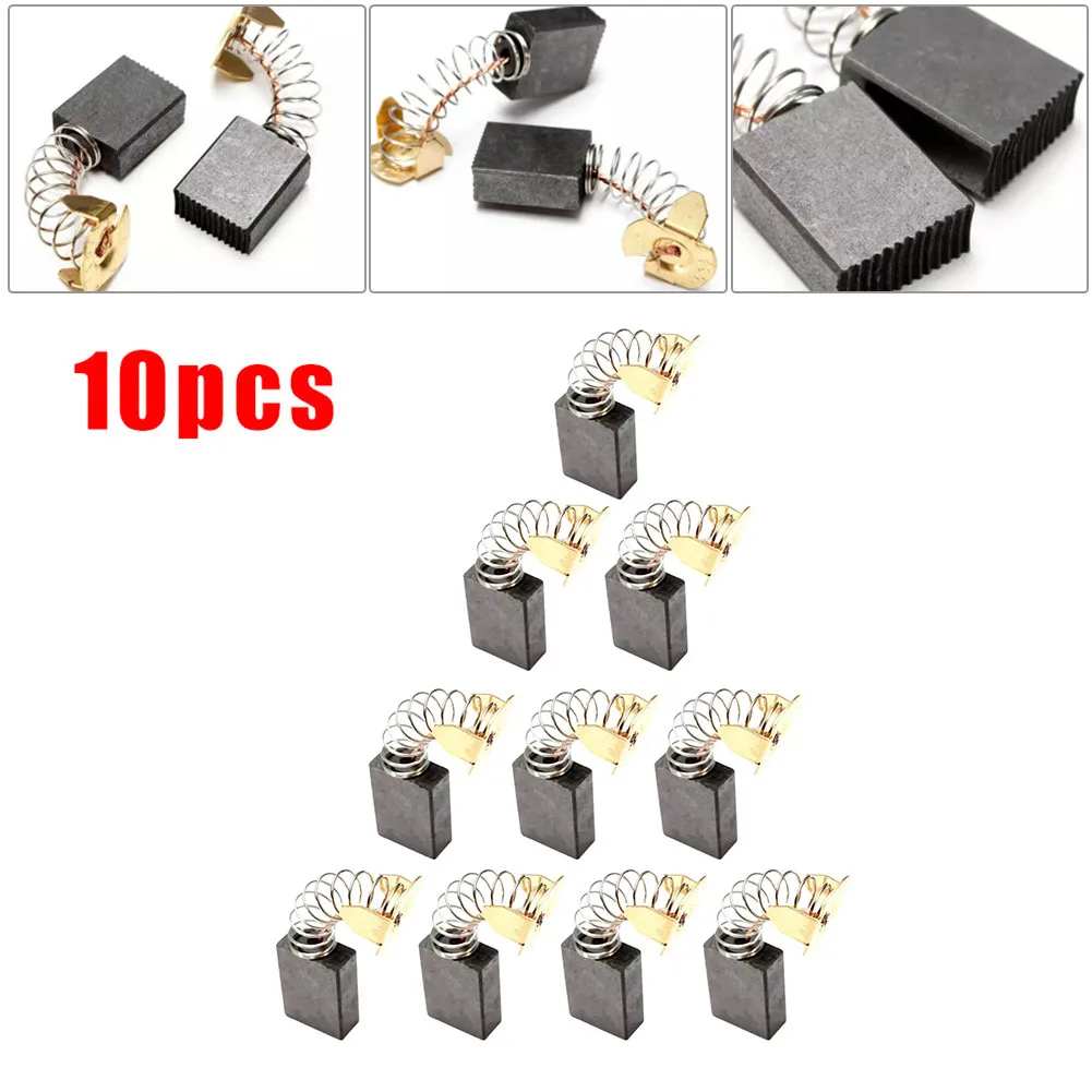 10pcs Carbon Brushes For DW362K DW364 DW384 Circular Saw Models For Type 1 7 1/4 Inch Saw Motor Repair