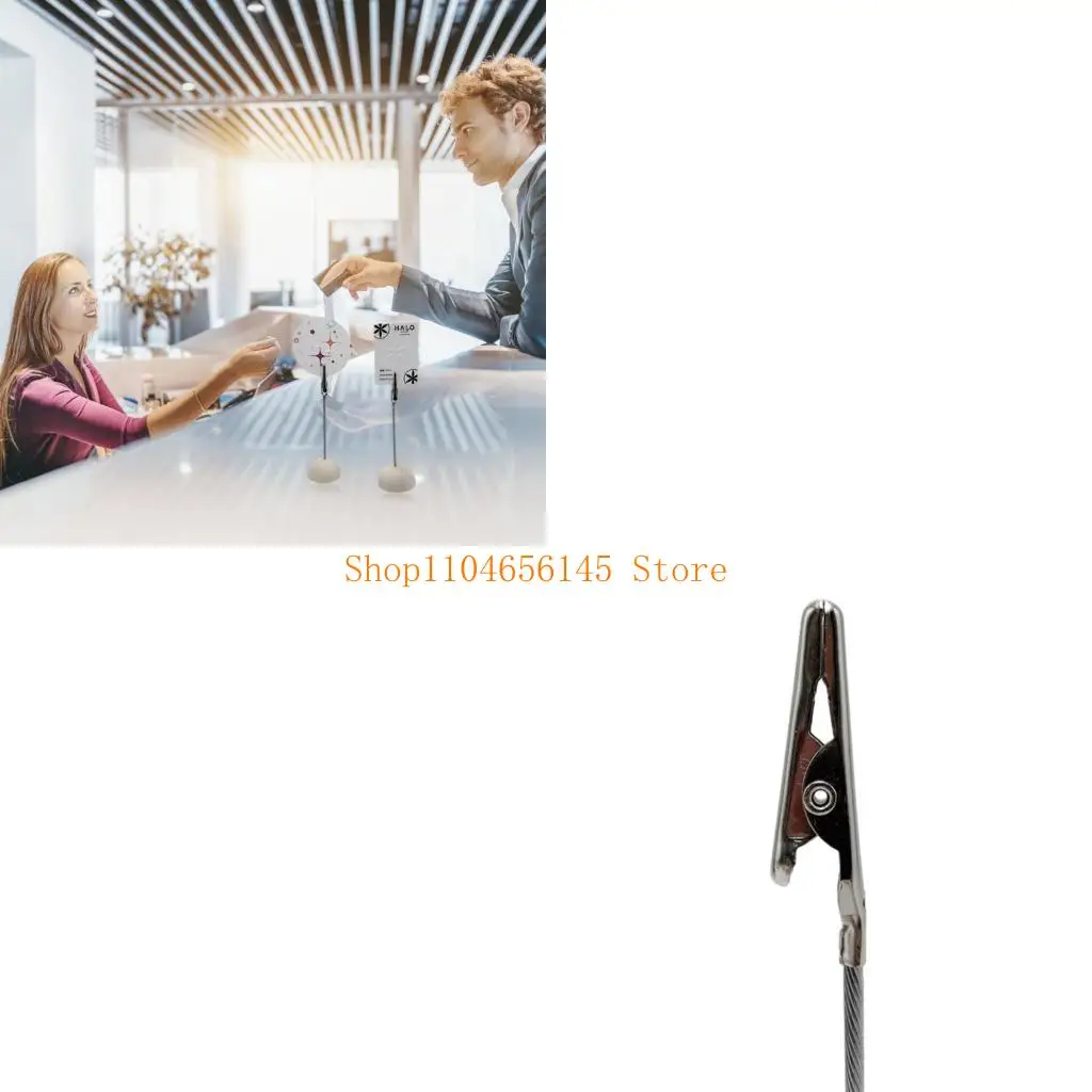 

5asd 10 Pcs Table Number Holders Place Card Holders with Clips Photo Stand Picture Holders for Presenting Greeting Cards