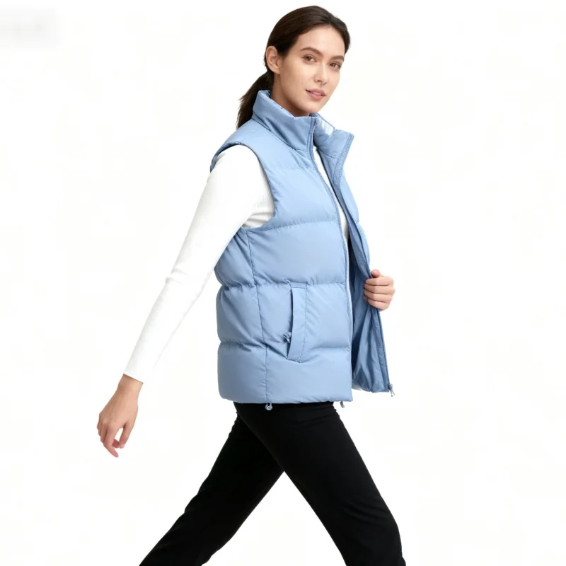 

New Arrival Autumn Winter Men's Cotton CoatVest Casual Versatile Sleeveless Shoulder Vest Motorcycle Rider Jacket