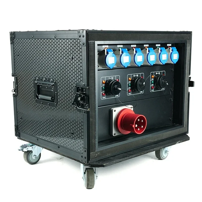 OEM24-Channel power supply through box Stage lighting Power supply Cabinet accessories Lighting equipment Power distributor