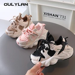 Spring Autumn Boys Girls Shoes Sports Mesh Breathable Shoes Children Baby Walking Sneakers Soft Sole Casual Running Shoes