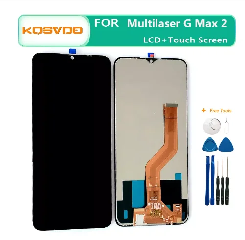 Nowy wyświetlacz LCD 6,52" do Multilaser G Max 2 Ekran dotykowy Digitizer Telefon komórkowy S156 Ekrany LCD Panel szklany Czujnik Części naprawcze