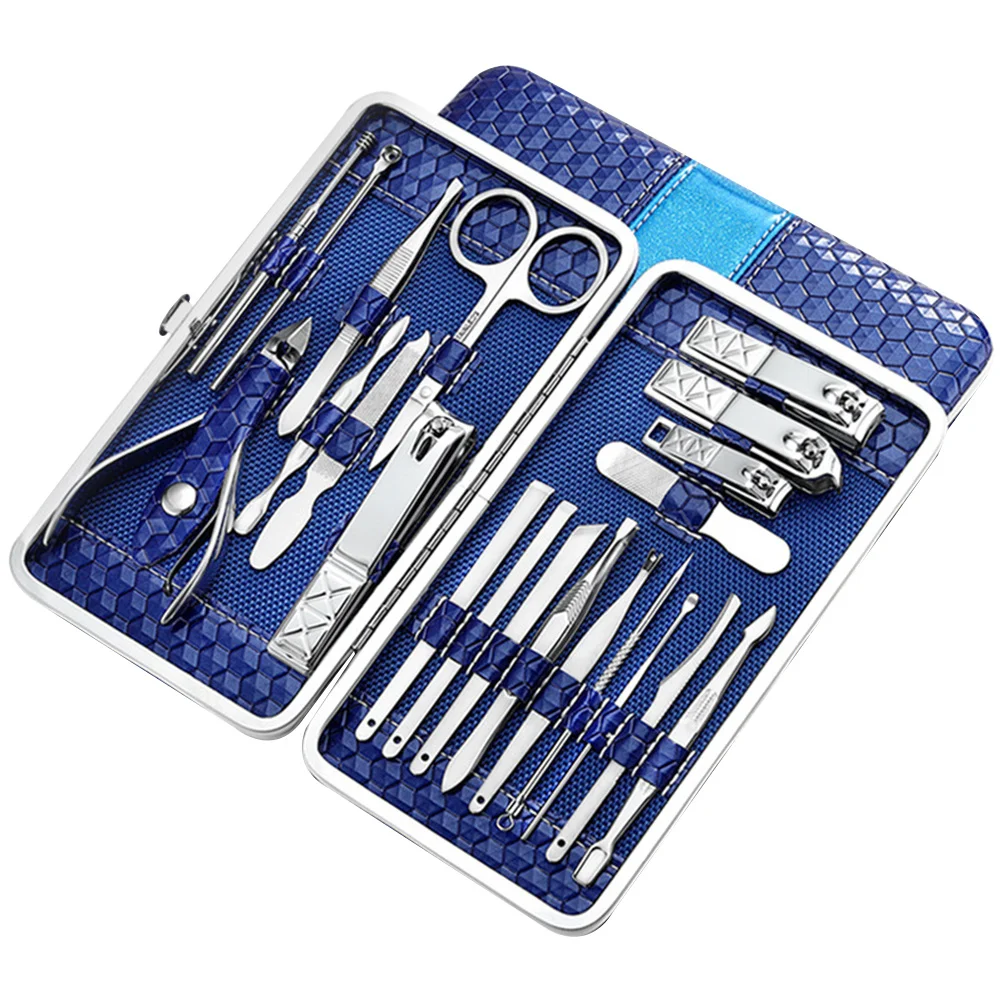 

21Pcs Nail Clipper Set Professional Stainless Steel Nail Cutter Trimmer File for Precise Manicure Pedicure Daily Use