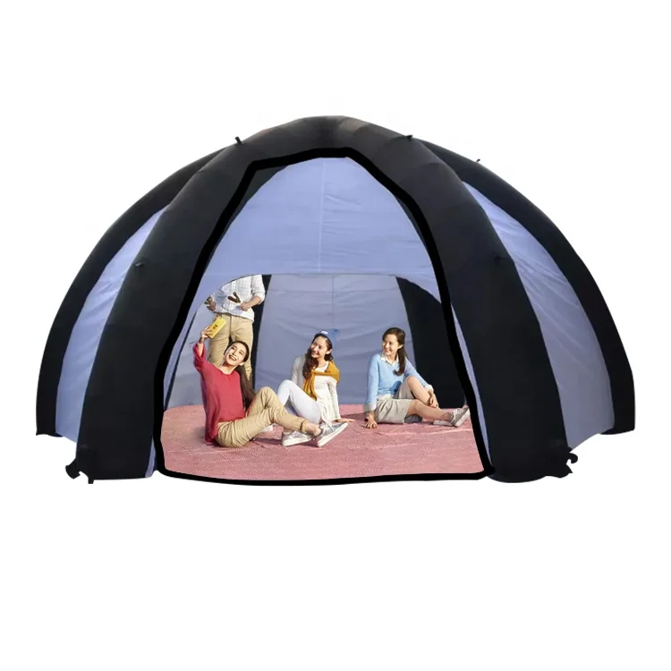 

Inflatable Spider Tent With 4 Legs Blow up Inflatable Rainbow Gazebo Tents Inflatable Awning Tent for Camping