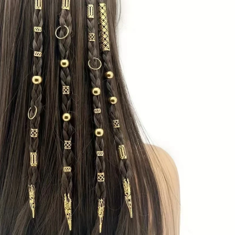 102pack Elegant Hair Extension Link Easy to Use Hair Extension Rings Beads