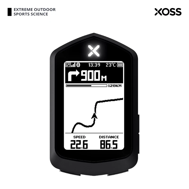 XOSS NAV Bike Computer Map Navigation Bicycle Speedometer Wireless Cycling GPS Speedometer Waterproof Bluetooth ANT+ MTB