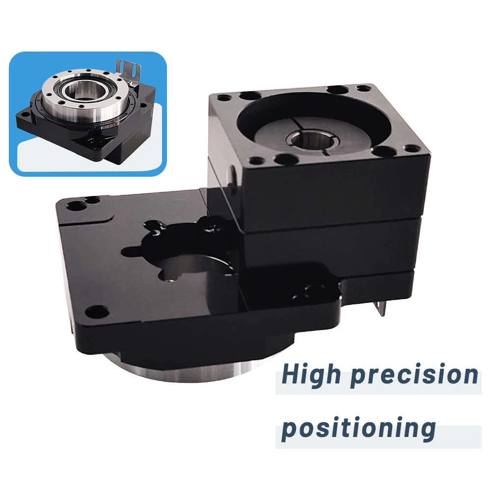 KTN200 Planetary Speed Gearbox Hollow Design Hollow Rotating Platform Easy Wiring Piping Direct Contion Various Servo Machinery