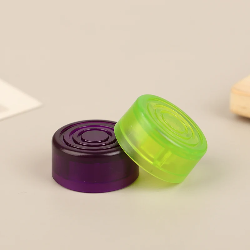Efeito Guitarra Pedal Cap prego do pé, Toppers interruptor do pé, Knob Plastic Bumpers, Footswitch Protector Acessórios, 5Pcs