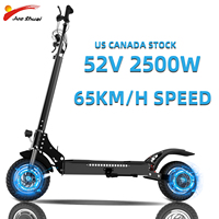 US CANADA STOCK Electric Scooter for Adults 2500W Motor 52V 20AH High-Capacity Battery 70km Max Range 65km/h Max Speed Escooter