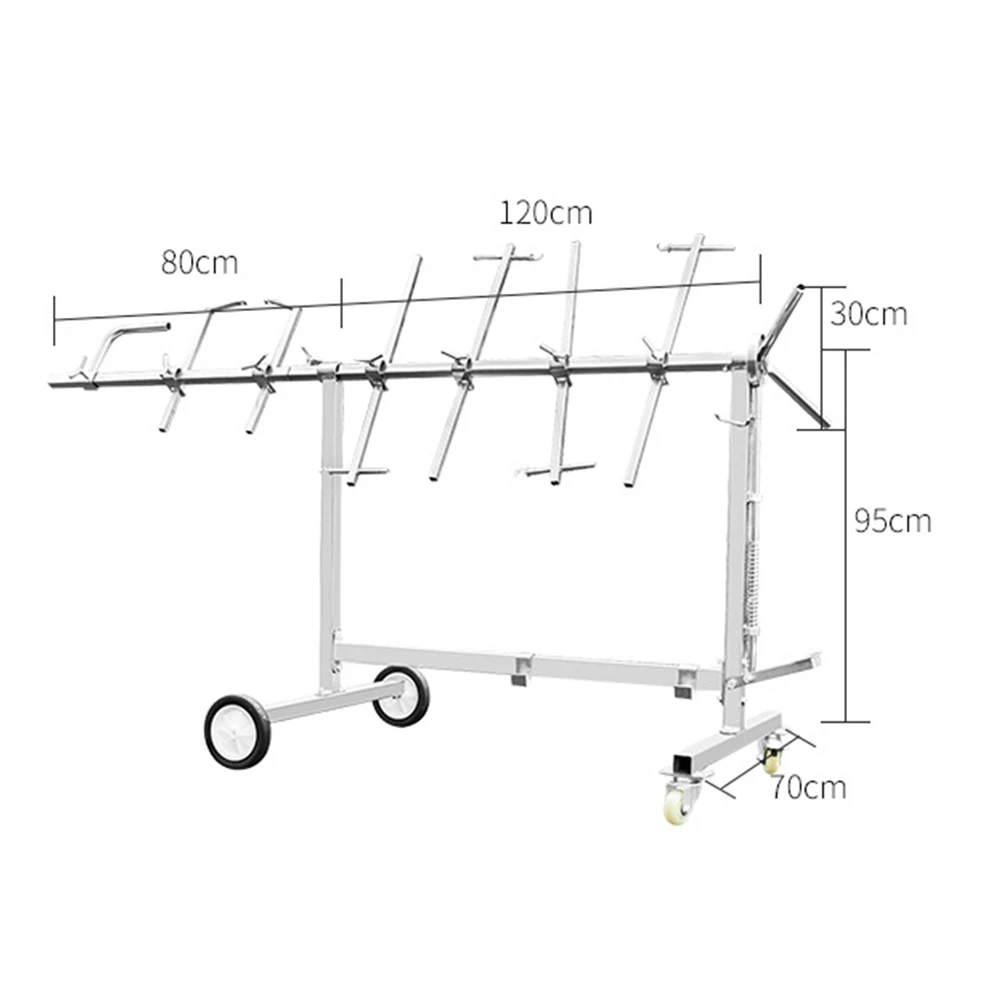 2024 Hot Sale 360 Rotating Auto Multi Functional Paint Stand Car Door Paint Stand with CE Paint Frame