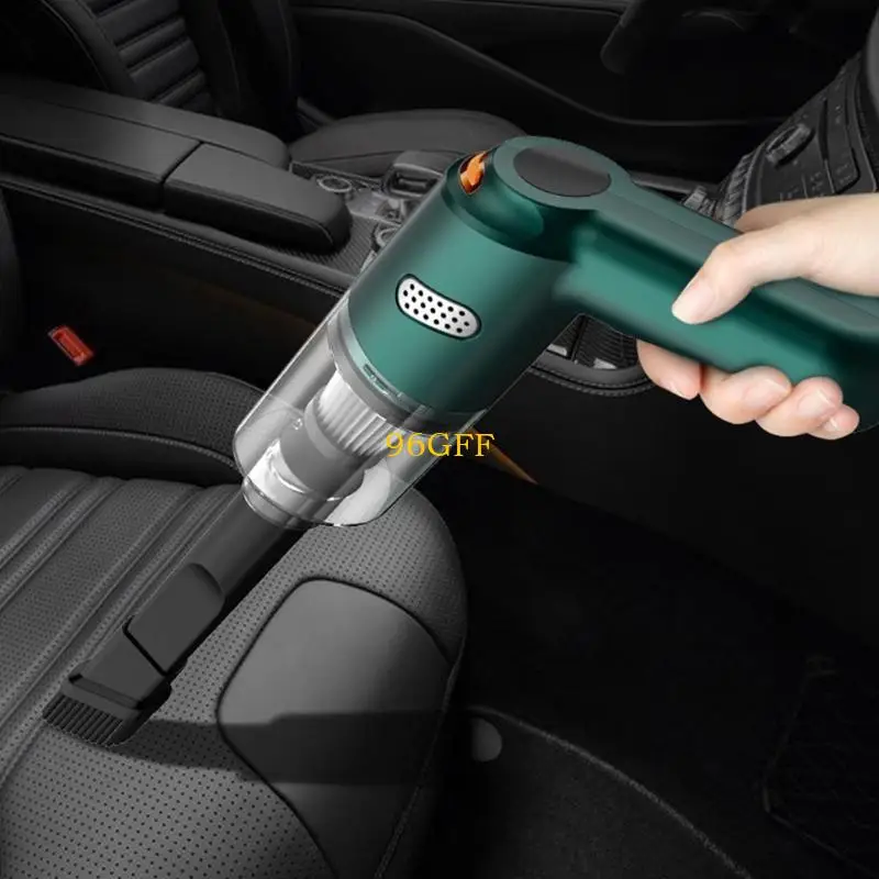 96GF Aspiradora portátil portátil para muebles para automóviles para hogar tierra polvo recargable diseño liviano
