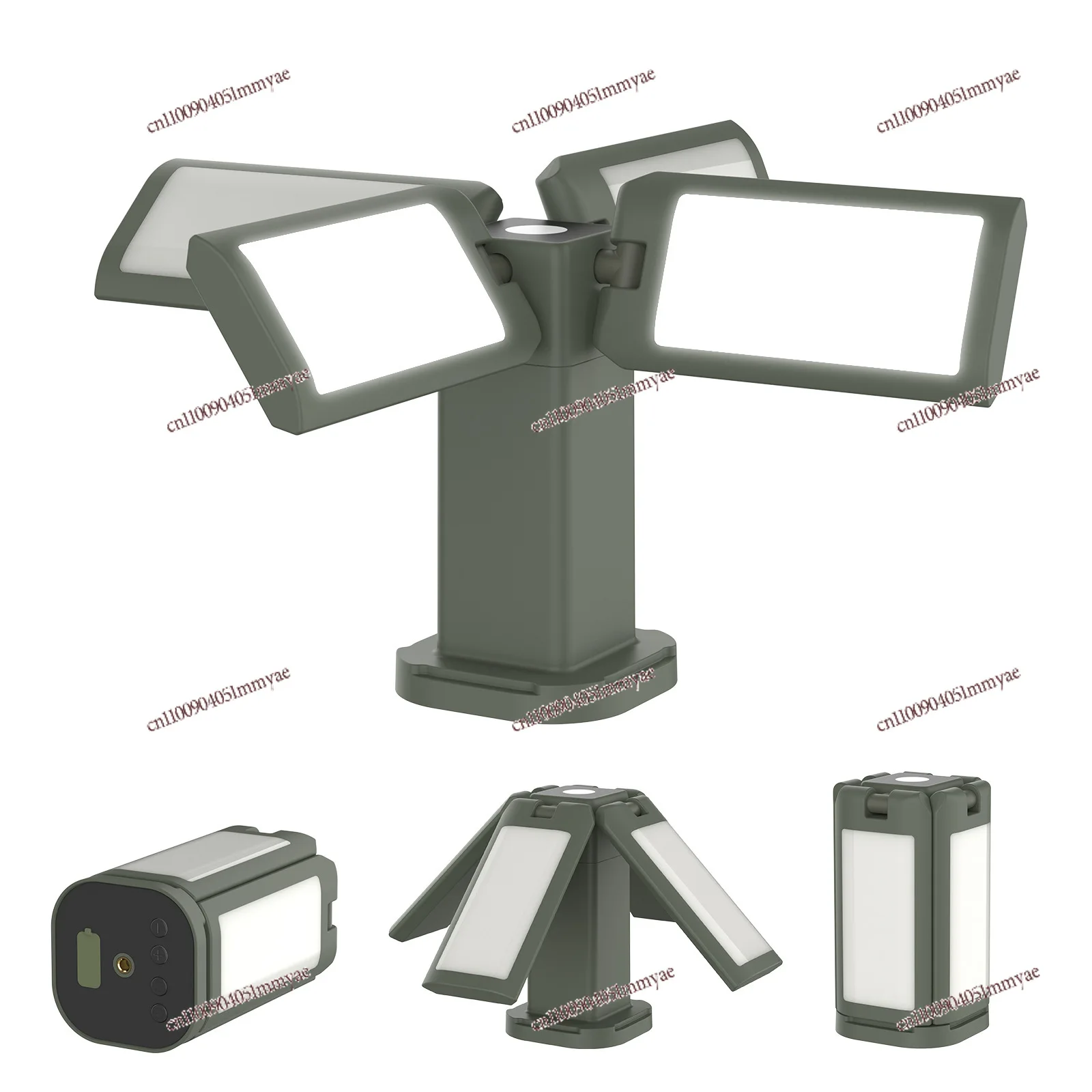 

Outdoor Ambient Camping Light Retractable Tripod Camping Light Searchlight Waterproof