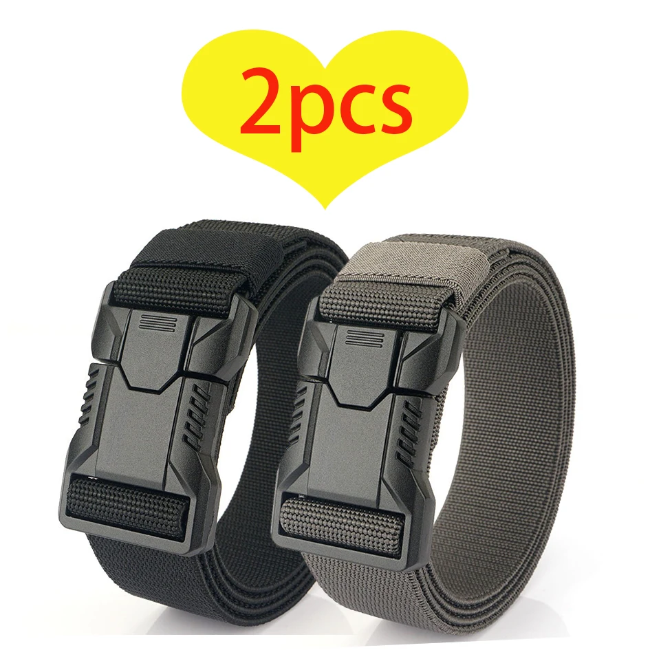 حزام رجالي مكون من قطعتين بإبزيم سريع التحرير للرياضات الخارجية؛ حزام أزياء الترفيه والتدريب. #2