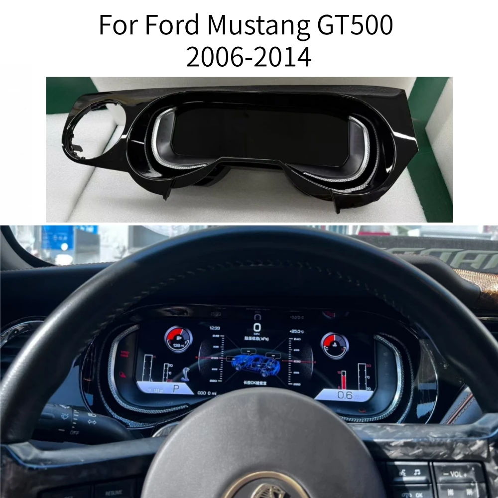

LCD Android Screen For Ford Mustang GT500 2006-2014 Speedometer Car Digital Cluster Virtual Cockpit Dashboard Instrument Panel