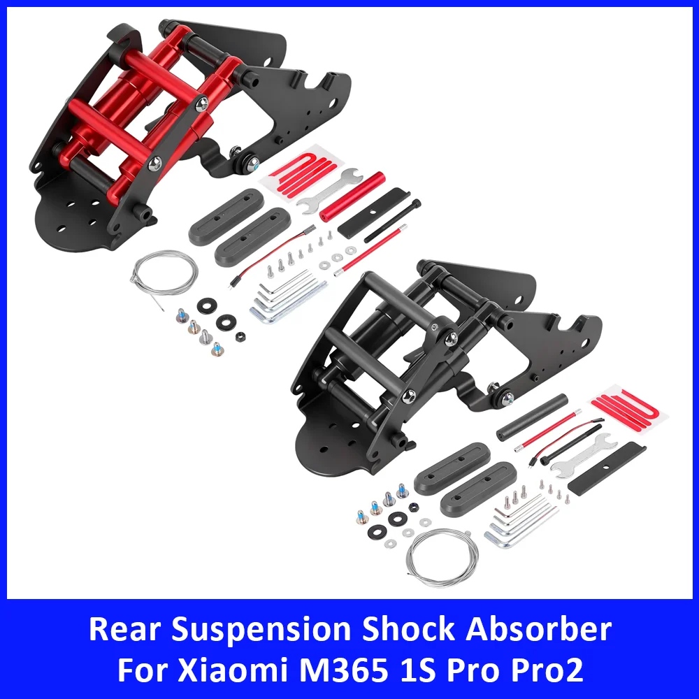 

Rear Suspension Shock Absorber Kit for Xiaomi M365 1S Pro Pro2 Kickscooter Modified Shock-absorbing Assembly Scooter Accessories