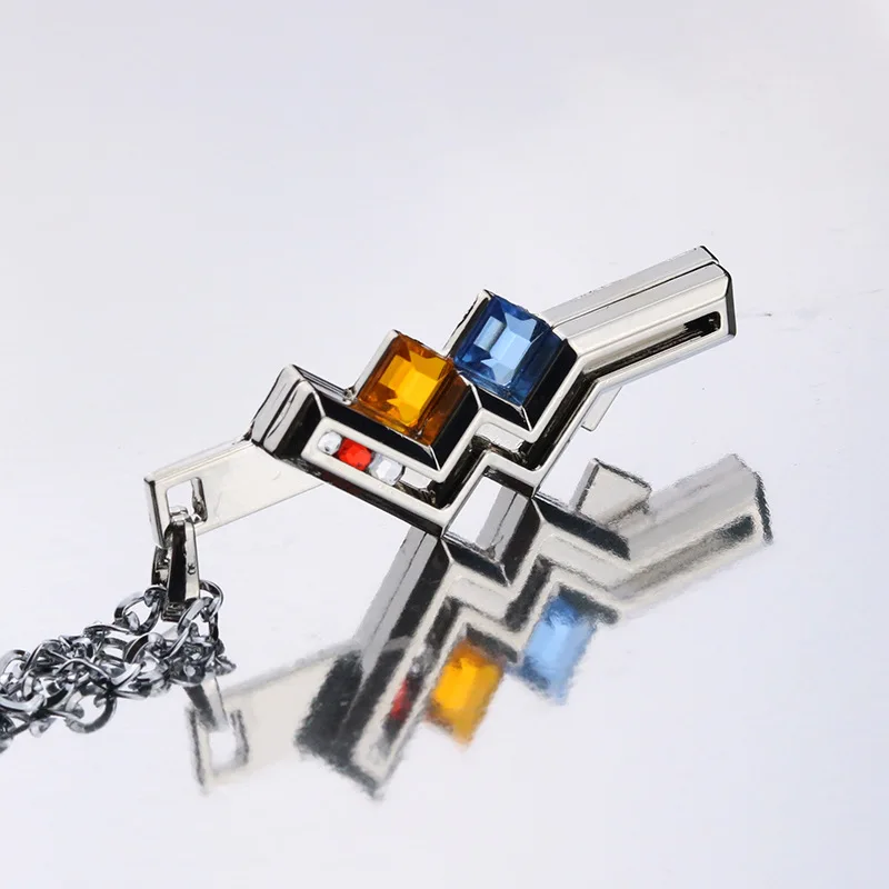 Game Periphery Necklace Exquisite Luxurious Inlay Crystal Metal Pendant Gamer Collection Jewelry for Boyfriend Birthday Gift view 4
