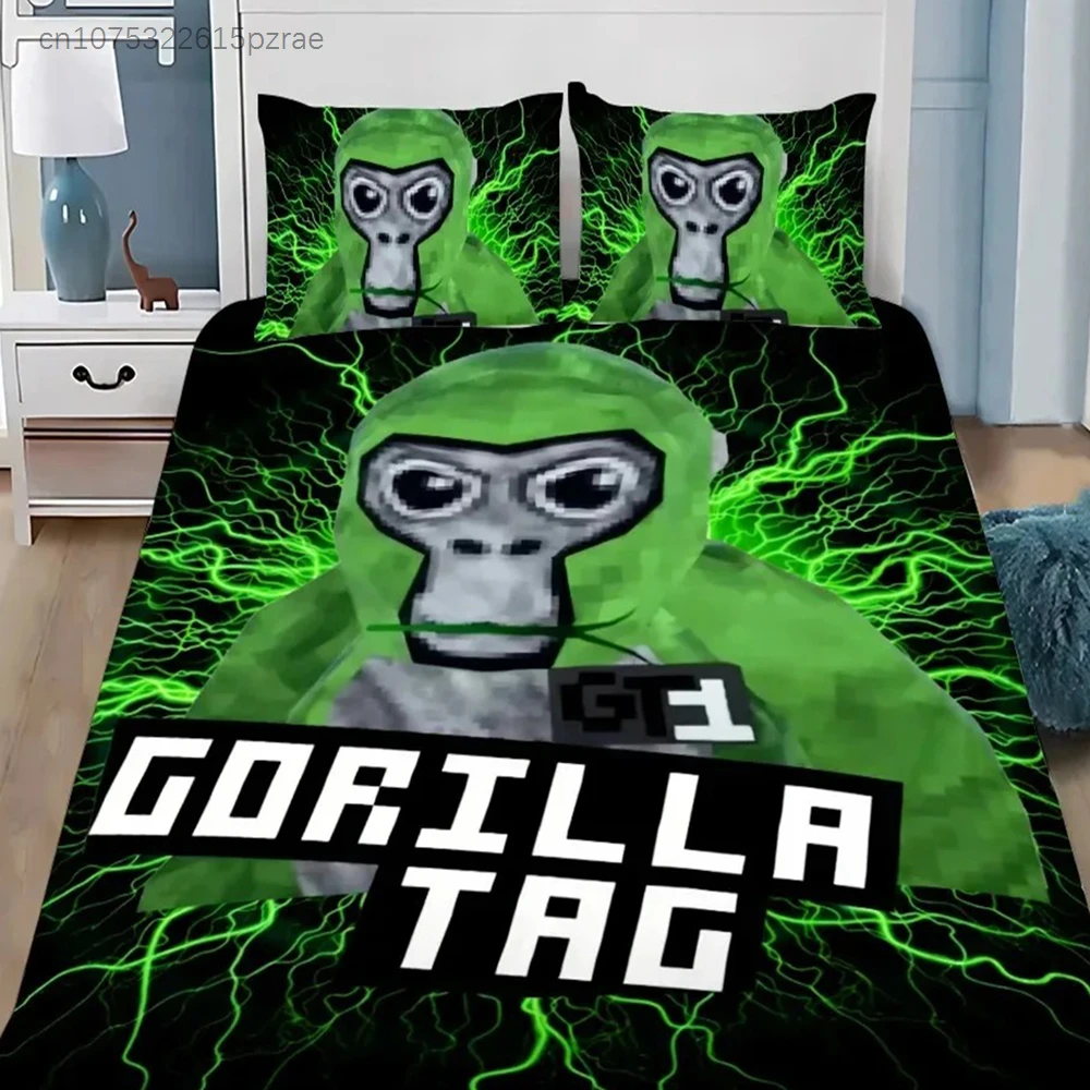 Duvet Cover Game Gorilla Tag 3D Exquisite Digital Printing Bedding Set Comforter Bed Youth Home Decor Kids Boys Gift