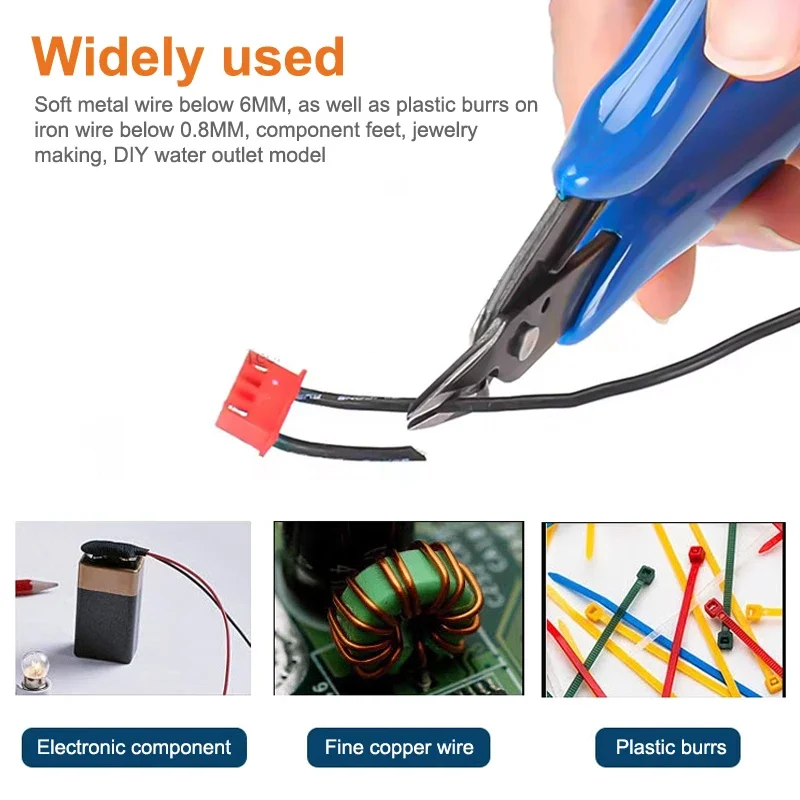Clamp DIY Electronic Diagonal Pliers Side Cutting Nippers Wire Cutter 3D Printer Parts Models Hand Tools