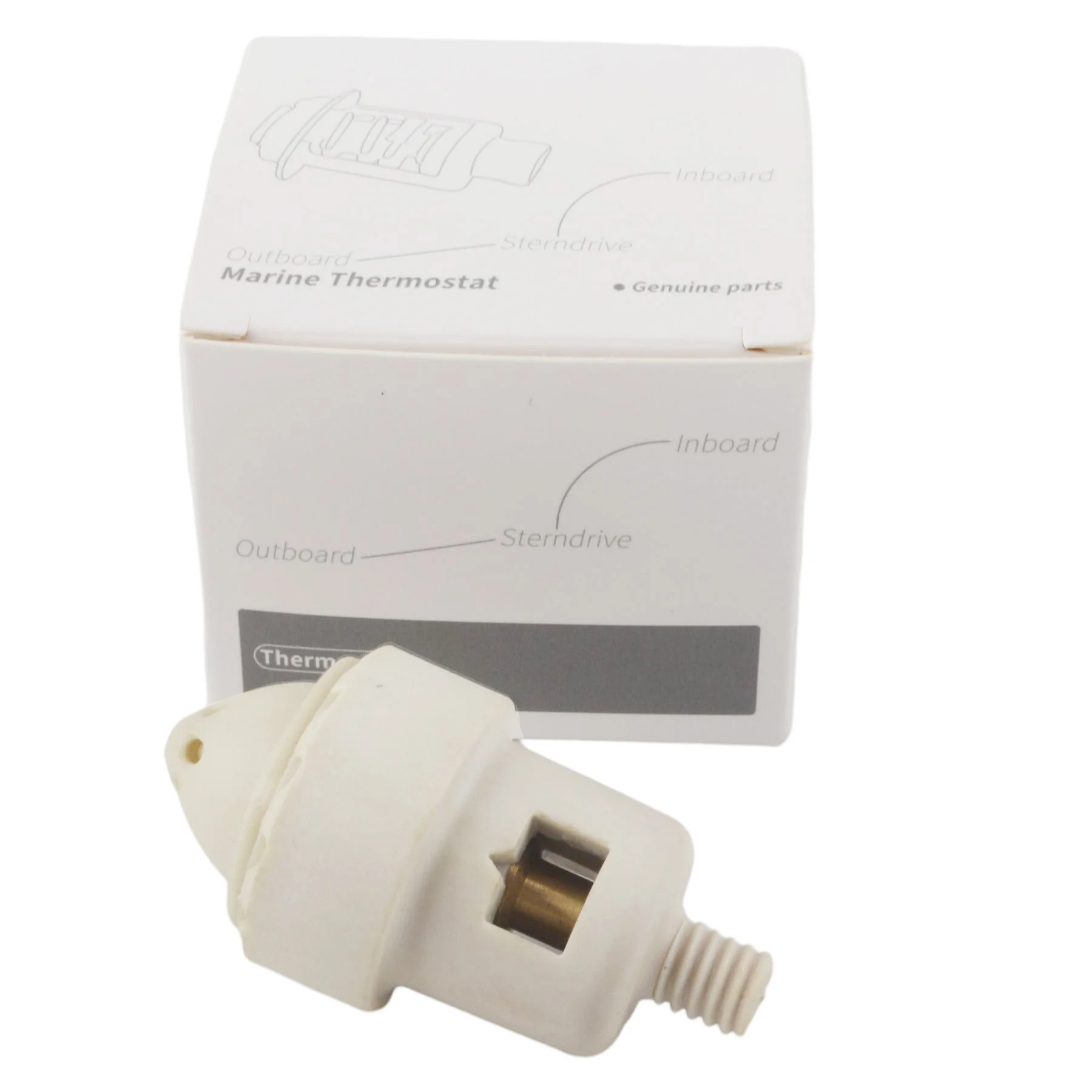 Soxa Marine 140°F 60°C Thermostat For Evinrude Johnson OMC V4 60 70HP V8 125 185 225 250 275 300HP 3-Cyl 0434137 0329766 394409