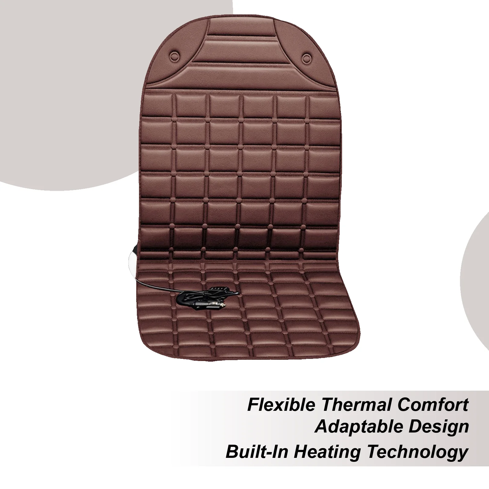 

Heated Seat Covers For Cars 12V Automotive Warm Supplies Automotive Seat Warmer For Cars Trucks SUVs RVs Drivers Travelers