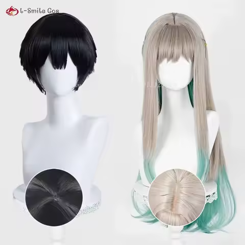 Anime Yugi Amane Yashiro Nene Cosplay Wig Men Women Cosplay Anime Cosplay Wig Heat Resistant Synthetic Hair + Wig Cap