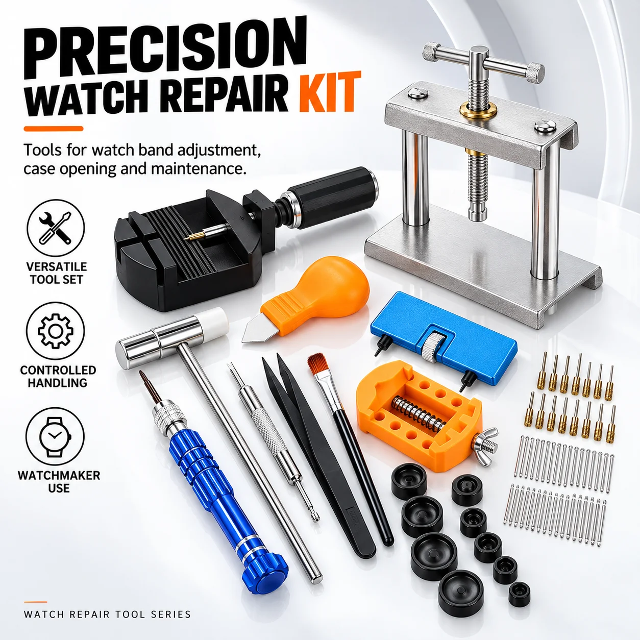 Battery Replacement And For Watch Maintenance Repair Kit-Comprehensive Tool Set For Watch Repair repair tools DIY tools