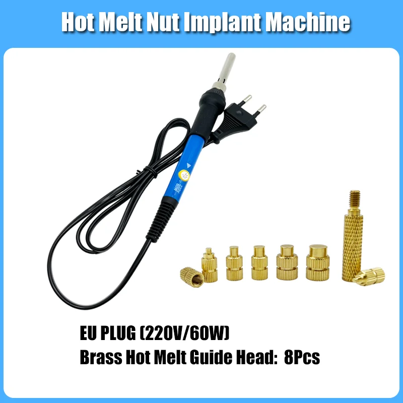 Wärme Set Einsatz Lötkolben Spitze M2 M3 M4 M5 M6 Messing Hot Melt Inset Mutter Eingebettet Gewinde