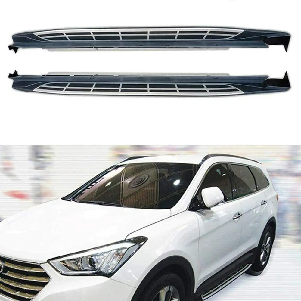 2Pcs Fits for 2013-2019 Hyundai Grand Santa Fe XL Running Boards Side Step Pedal