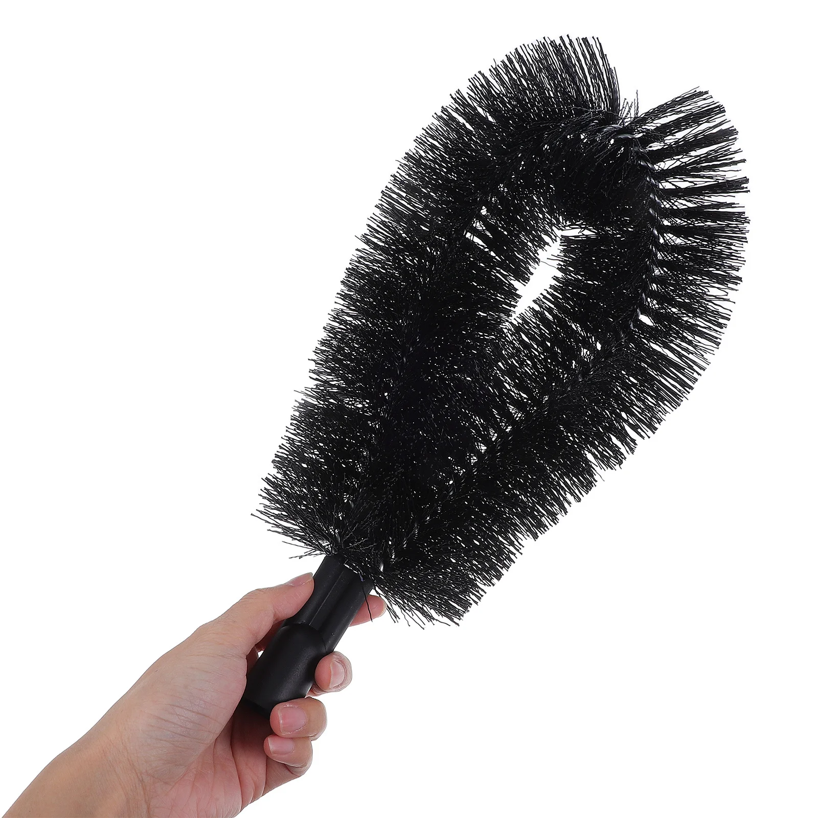 2Pcs Gutter Cleaning Brush Head High Efficiency Roof Dust Removal Tool Multipurpose Gutter Cleaner for Home Commercial Use