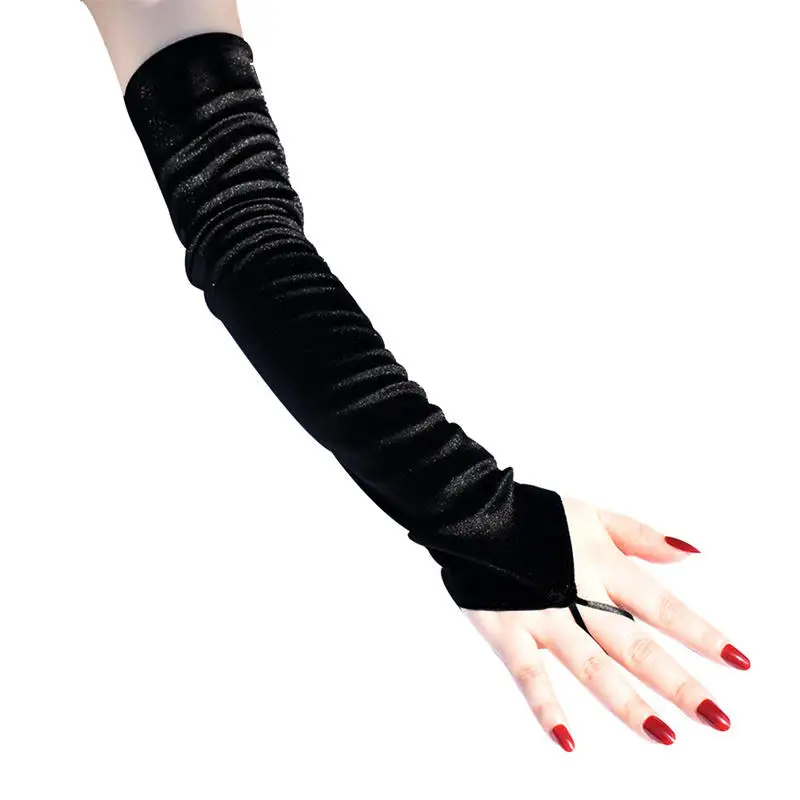 1 Pair Long Gloves Women's Fingerless Gloves Elbow Glove Women's Clothing Accessories Sexy Dress Gloves Party Gloves