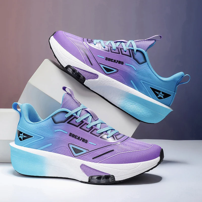 

Couple's Platform Elevated Running Shoes Lightweight Outdoor Non-slip Wear-resistant Casual Athletic Shoes