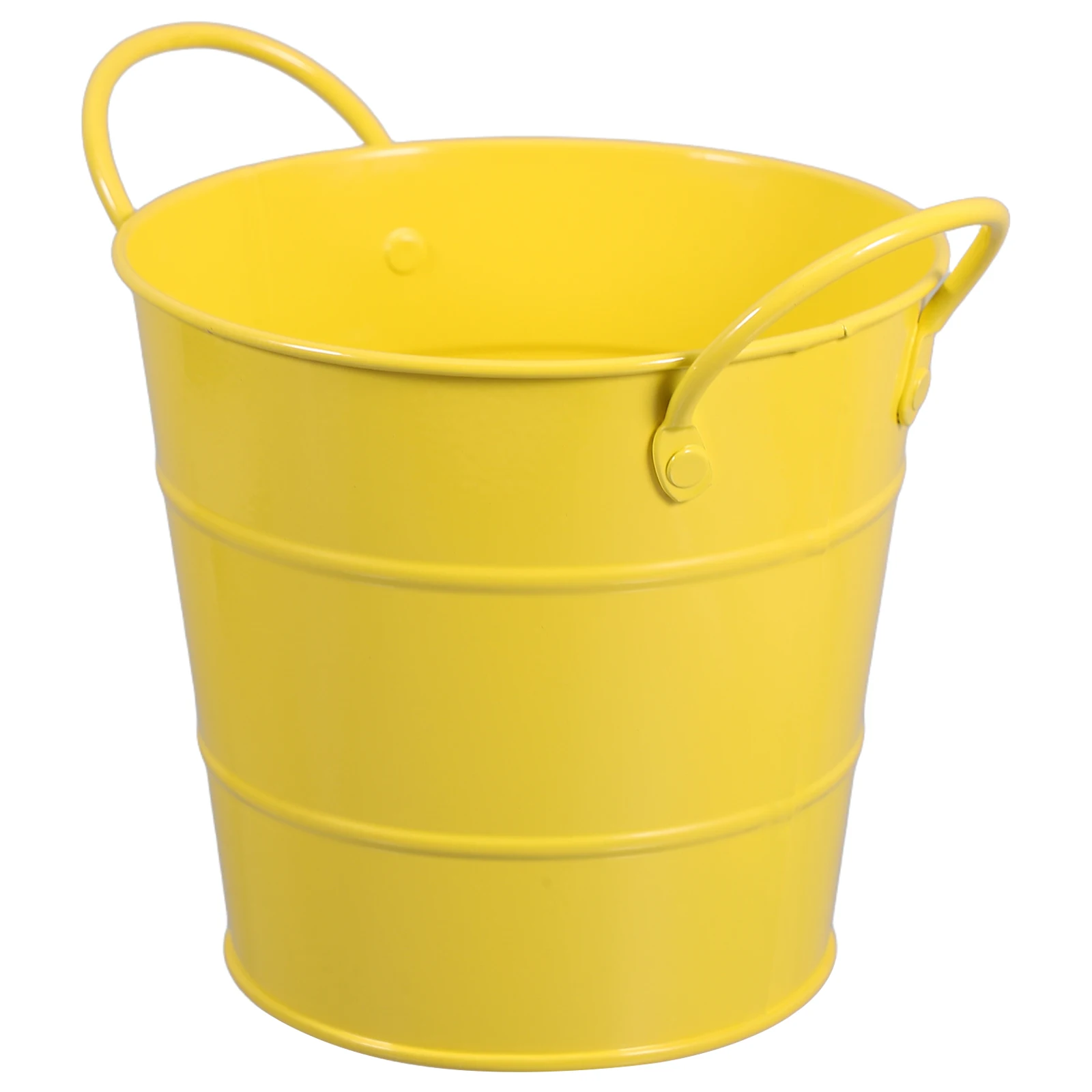 

Multifunctional Desktop Trash Can Iron Storage Bucket Office Home School Dust Bin for Papers Garbage Pen