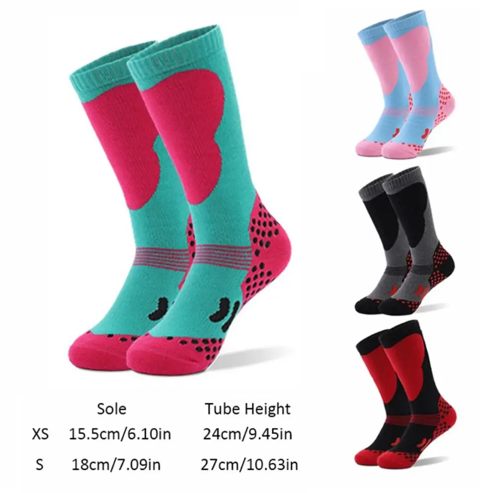 جوارب تزلج قطنية حرارية للأطفال تمتص العرق شتاء دافئ سميك دافئ جوارب رياضية قابلة للتنفس ومضادة للرائحة #6