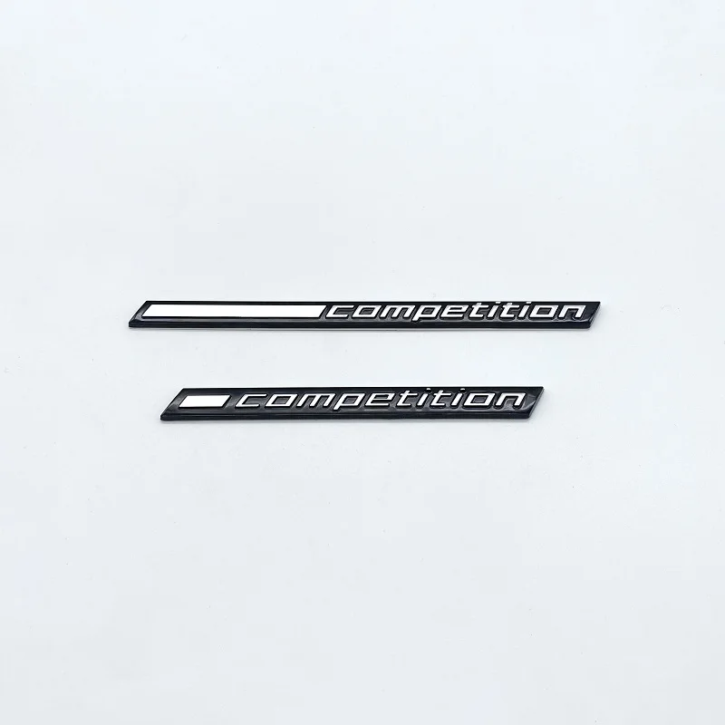 

Car Side Emblem 3D Letters COMPETITION Rear Trunk Badge Logo Sticker for M1 M2 M3 M4 M5 M6 M7 M8 X3M X4M X5M X6M