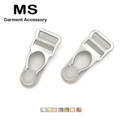 12 MM Garter Clips Suspender Stocking Holders Shirt Stay Buckle Lingerie Replacement Making Clasp Metal DIY Accessories