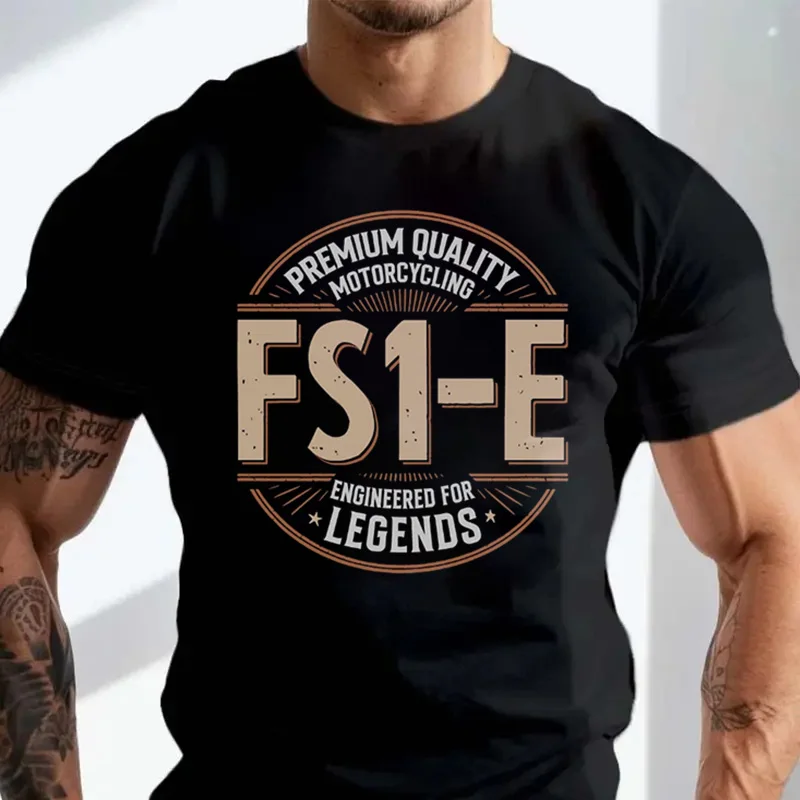 

FS1 ET-SHIRT-PREMIUM QUALITY MOTORCYCLING ENGINEERED FOR LEGENDS Fashion Men O-Neck Cotton Casual Tshirt