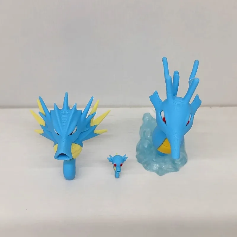 9cm Figurka Pokemon Horsea Mini Anime Model Dekoracja na Biurko Statuetka Gadżety Kolekcjonerskie Ozdoba Rękodzieło Prezent Urodzinowy Zabawka dla Dzieci