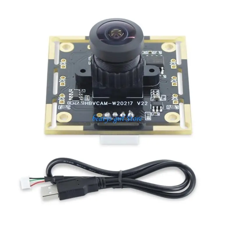 

C7AB USB 1280x720 OV9732 Video Camera Module 1MP 60°/160°/180° Adjustable Manual-focus Lens Monitoring Module Plug and Use