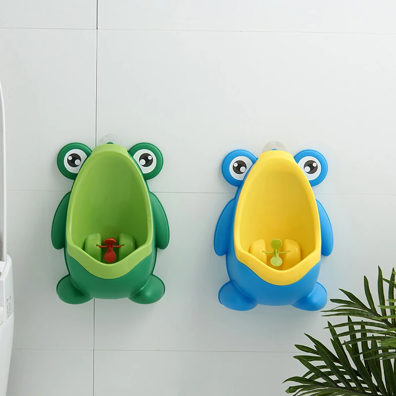 Cartoon Baby Toilet orinatoio ragazzo orinatoio a parete forma di rana ragazzo in piedi orinatoio wc orinatoio da allenamento