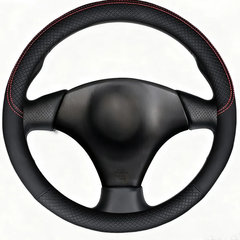 Leather Car Steering Wheel Cover for Toyota Corolla Matrix MR2 2000-2008 RAV4 Celica IS200 IS300 1998-2005