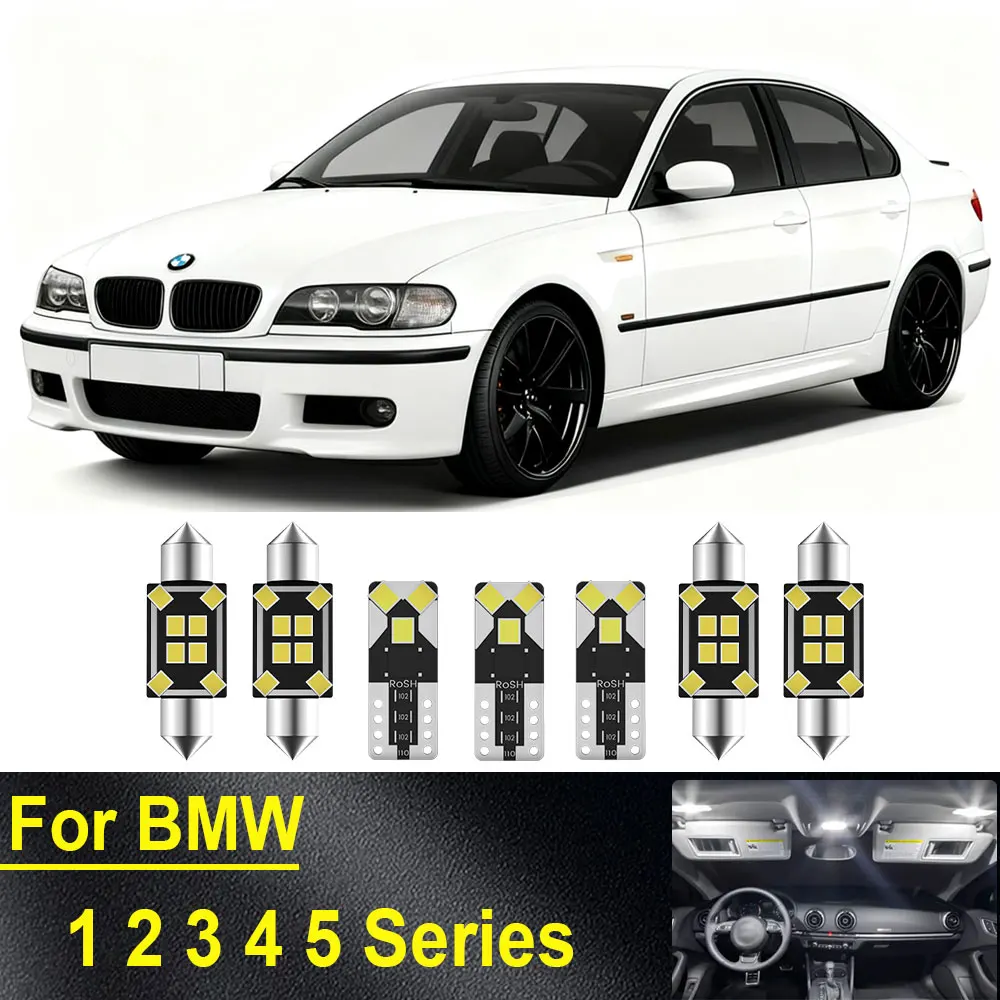 

Для BMW 1 2 3 4 5 серии E82 E87 E88 F20 F21 F45 F22 F87 E30 E36 E90 E91 E92 E93 E46 Комплект автомобильных светодиодных ламп внутреннего освещения Canbus