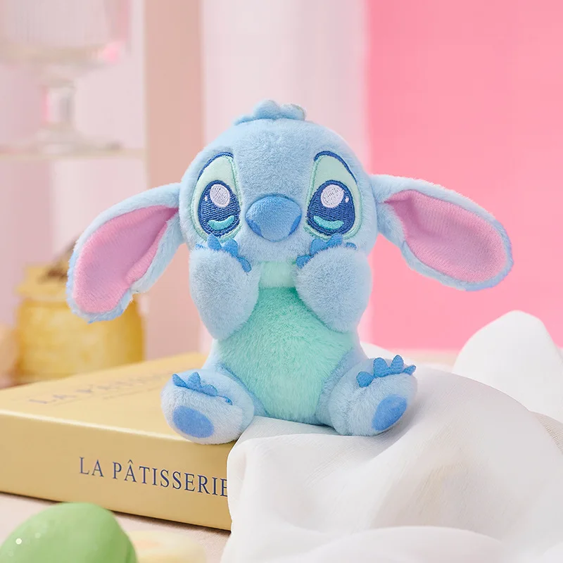 2025 Nieuwe Kawaii Stitch Cream Series Pluche Pop Cartoon Rugzak Hanger Sleutelhanger Creatief Festivalcadeau voor kinderen
