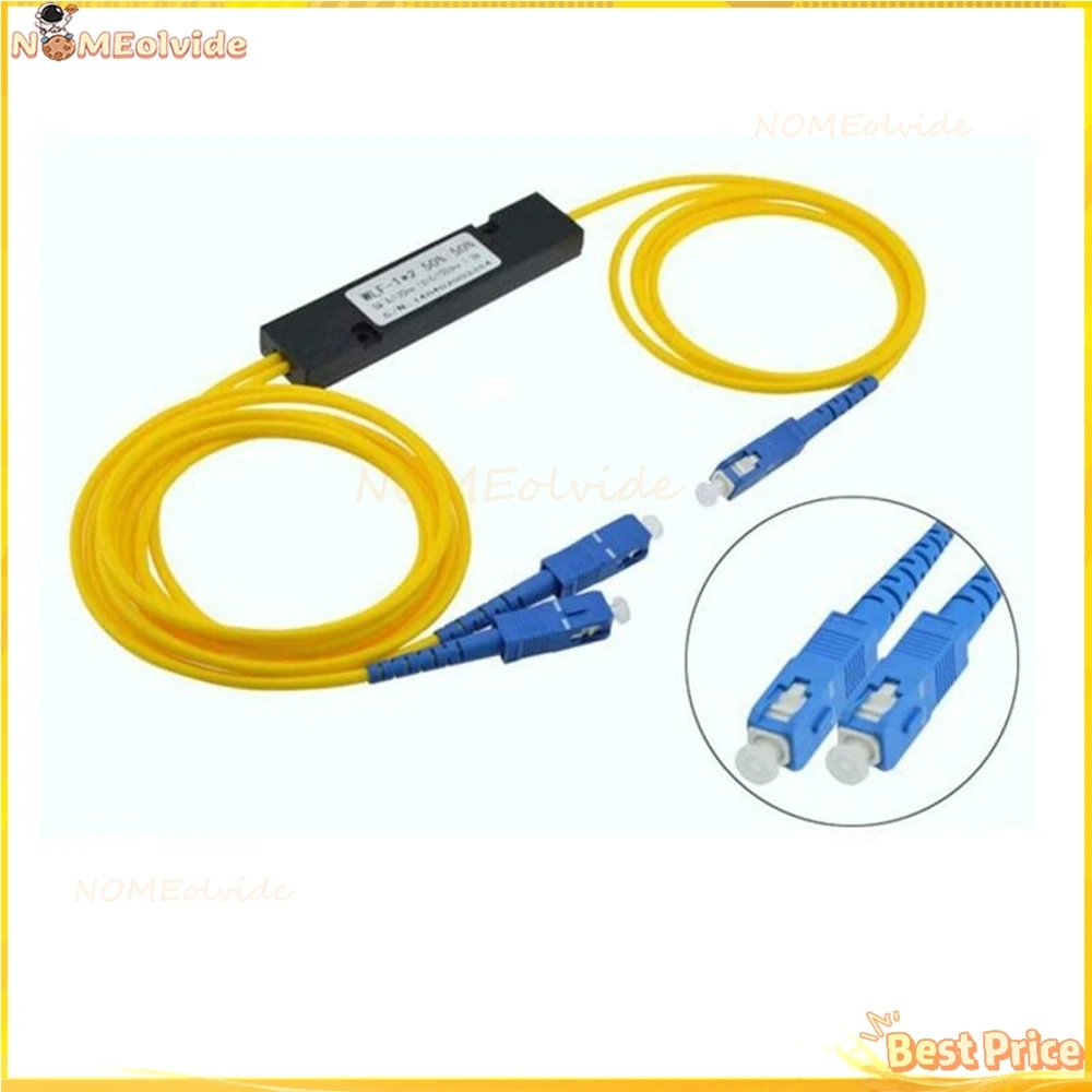 

2M Ftth SC UPC 1X2 PLC Singlemode Fiber Splitter FBT Optical Coupler High Quality