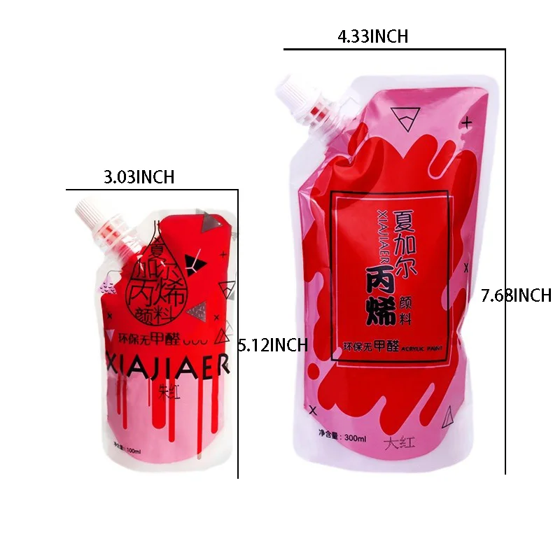 Tas Chagall cat akrilik 100ML/64 warna, perlengkapan seni grafiti siswa seni grafiti DIY