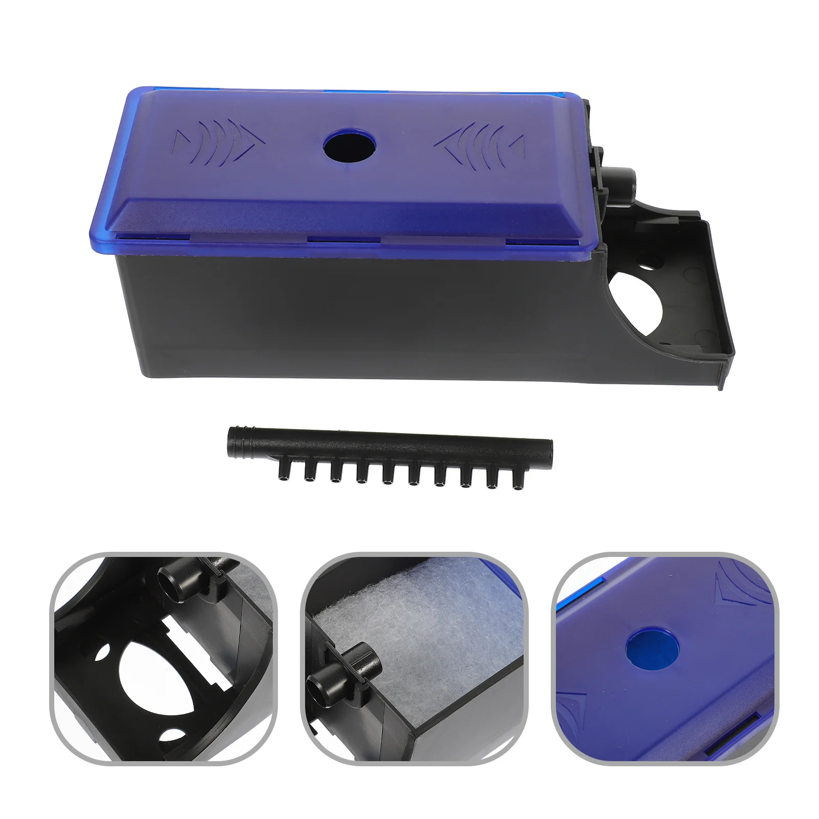 

Aquarium Filter Box 24-41Cm Adjustable Fish Tank Hanging Filter Refillable Storage Case For Turtle Tank Aquarium