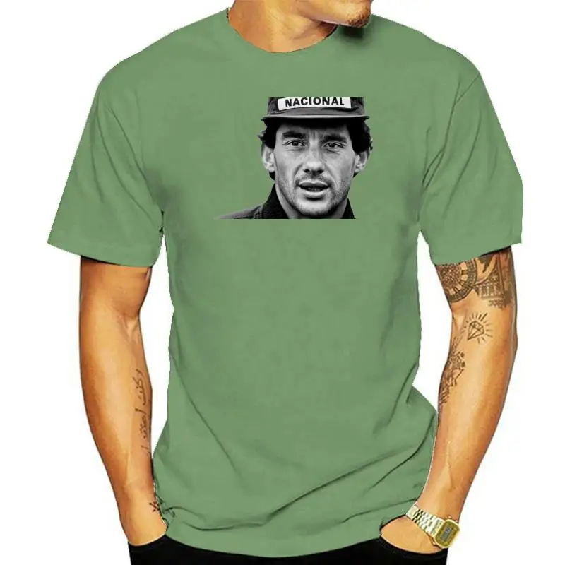 Ayrton Senna T Shirt Ayrton Senna T-Shirt Cute Man Tee Shirt Basic Printed Short-Sleeve S-3xl 100 Cotton Tshirt Top Tee