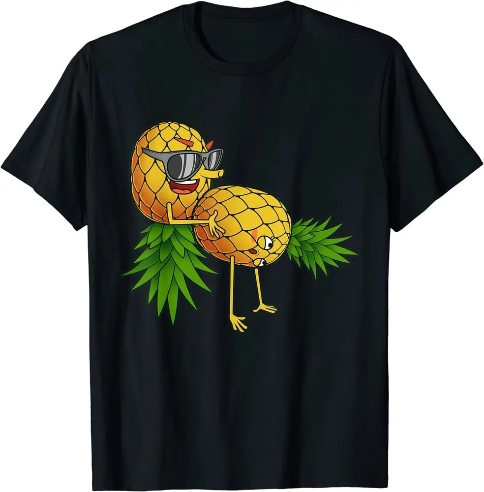 Funny Upside Down Pineapple Swinger Gift For Women And Men T-Shirt Size S-5XL Anime Graphic T-shirts for Men Clothing Women Tees