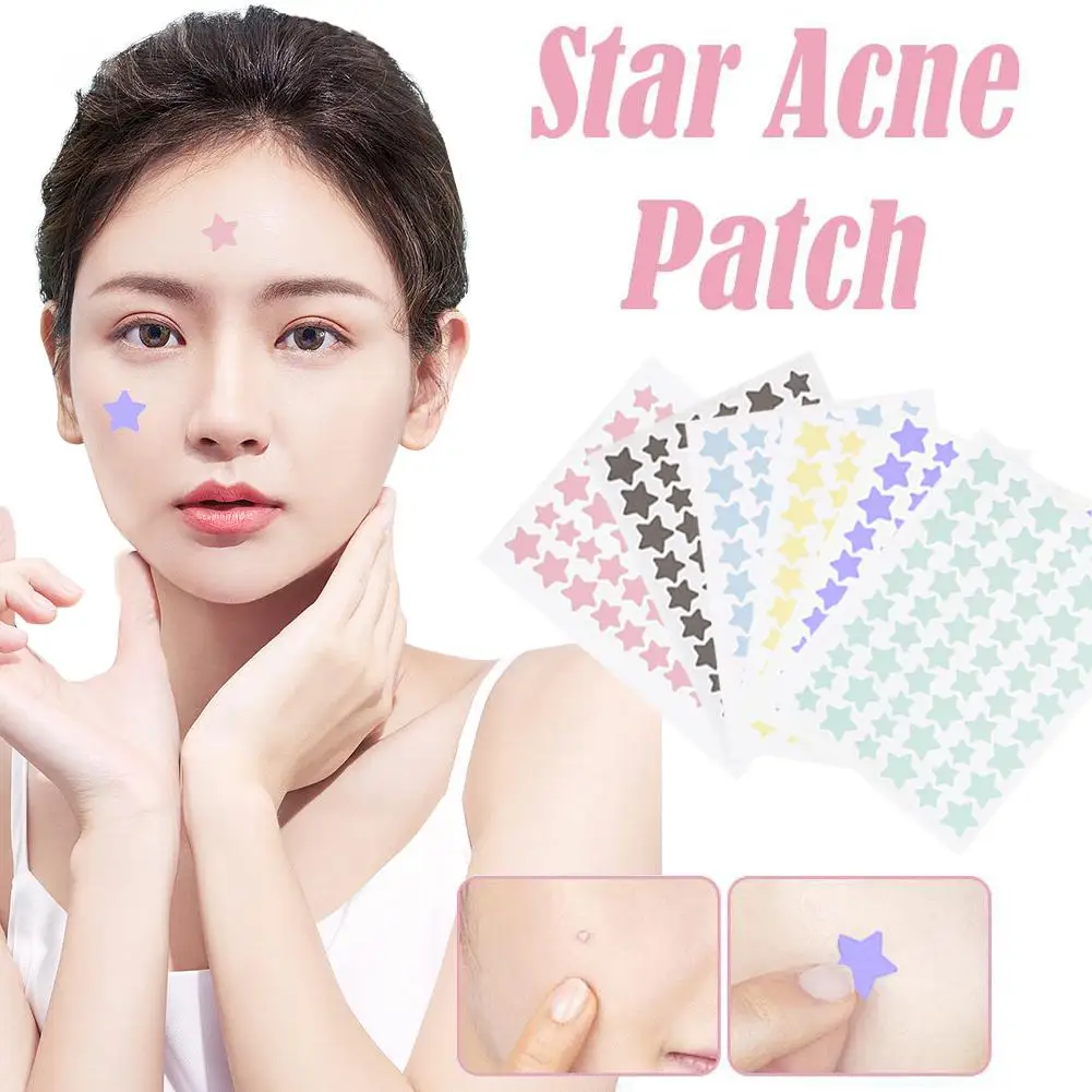 Cartoon Shaped Acne Patch With Suction Function Portable Star Patch Individually Patches Coverage PE PE-60 Shaped H3K3