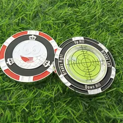 Golf green reader with scale Double-sided golf chip marker Balance Bubble Level Golf Putter Assist Golf accessories